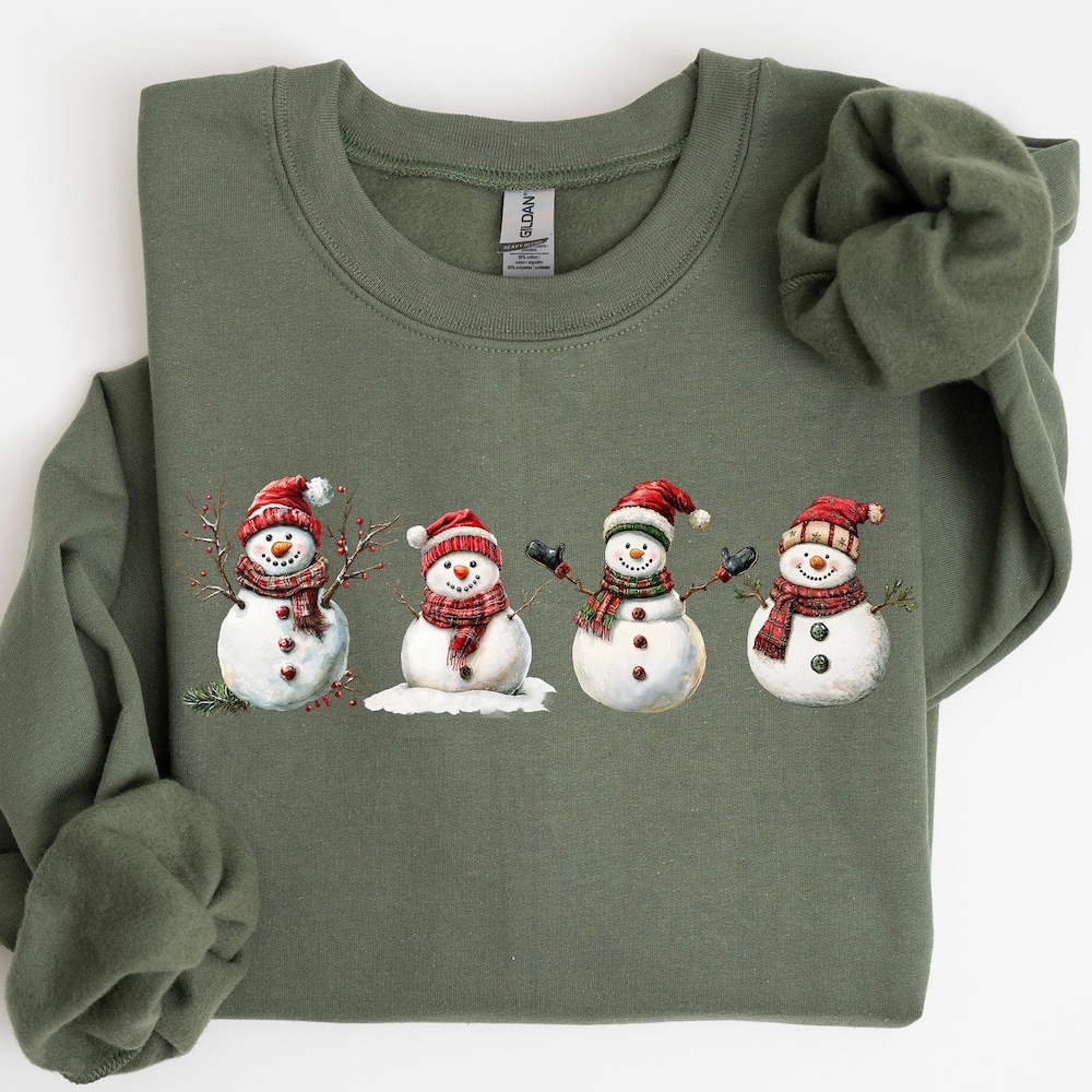Snowman Christmas Sweatshirt, Christmas Sweatshirt, Christmas Sweater, Christmas Tree Shirt, Christmas Gift, Christmas Crewneck