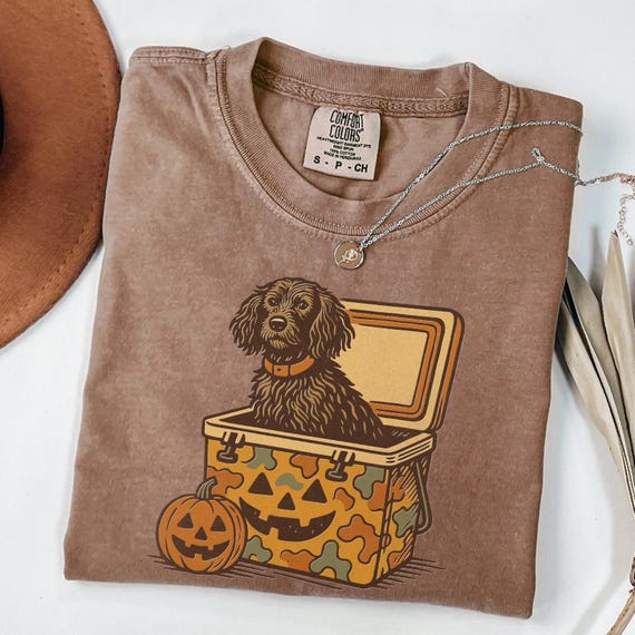 Comfort Colors® Halloween Dog Shirt, Hunter Dog Shirt, Halloween Shirt, Halloween Costume, Gift For Halloween, Spooky Season Sweater