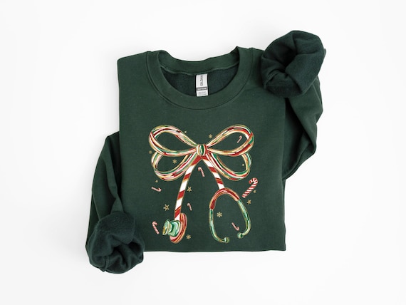 Christmas Nurse Sweatshirt, RN Gift, Christmas Nurse Tshirt,Funny Holiday Shirt,Xmas Long Sleeve, Christmas Shirt, Nurse Gift