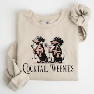 Cocktail Weenies Shirt, Funny Dachshund Shirt, Dachshund, Wiener Dog, Doxie, Dachshund Gift, Doxie Mom Tee, Western Dog Tshirt