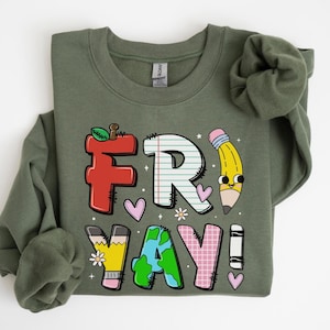 Friyay Teacher Shirt,Back to school Shirt,Back to school Tee,Teacher Shirt,Teacher appreciation,Retro Teacher Shirt, Teacher Gift