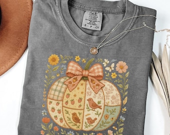 Comfort Colors® Kürbis-Saison T-Shirt, Herbst-Herbst-Shirt, Thanksgiving-Shirt, Herbst-Kürbis-Shirt, süßes Kürbis-Shirt