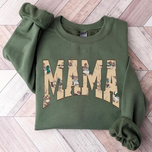 Hunting Mama Shirt Duck Hunting Shirt Mallard duck Shirt Mama of Hunters Camo Mama Shirt, Hunting Season Mom Life Shirt