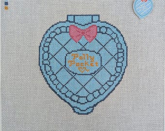 Polly Pocket Bluebird Pre-Order Needlepoint Canvas 18 Mesh Canvas Stitch Painted