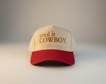 Gorra de camionero bordada estilo vaquero / Gorra de concierto estilo vaquera occidental