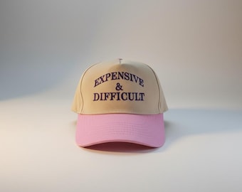 Gorra de camionero bordada costosa y difícil / Gorra llamativa y atrevida