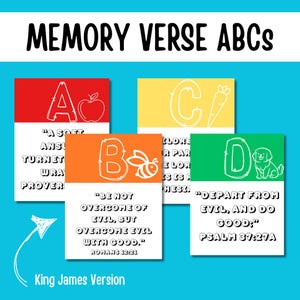 Bibel-Vers ABC Alphabet Wandkunst Sonntagsschule Dekorationen Klassenzimmer Dekor Memory Vers Buchstaben Helle Farbe Wanddekor Neon ABCs Kirche