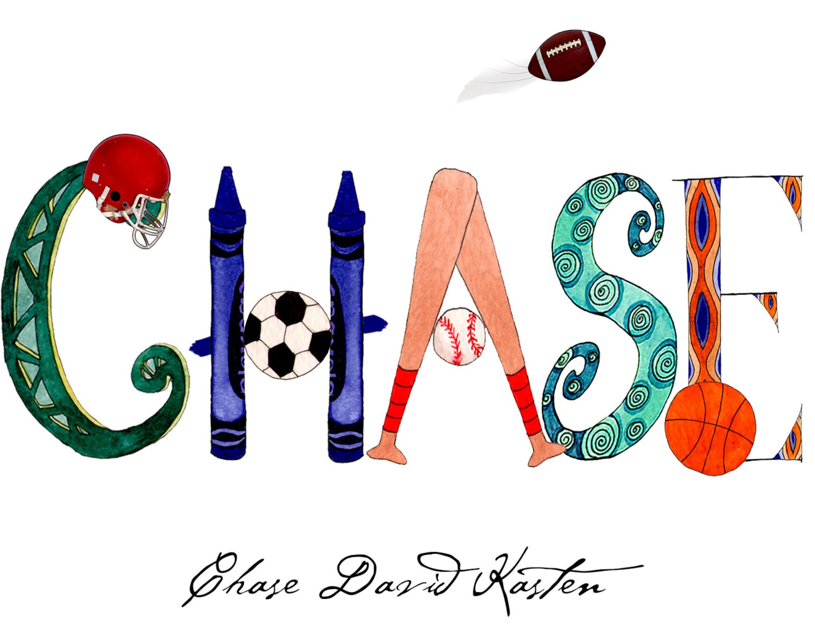 Personalized Name Art Printable File Any Size Etsy