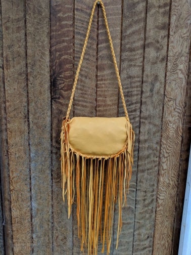 Buckskin Medicine Bag Pocket Belt Deerskin Fringe Purse | Etsy