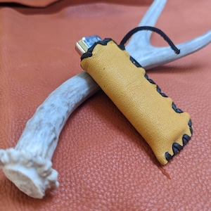 Buckskin Lighter Case - Leather Pouch for Lighter, Deerskin Pouch, Deerskin Lighter Case, Tobacco, Ceremonial, Leather Pouch, Pipes, Lighter