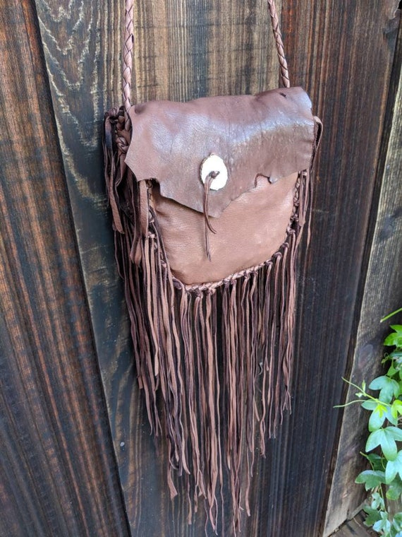 Sustainable Living Project:: Buckskin bags