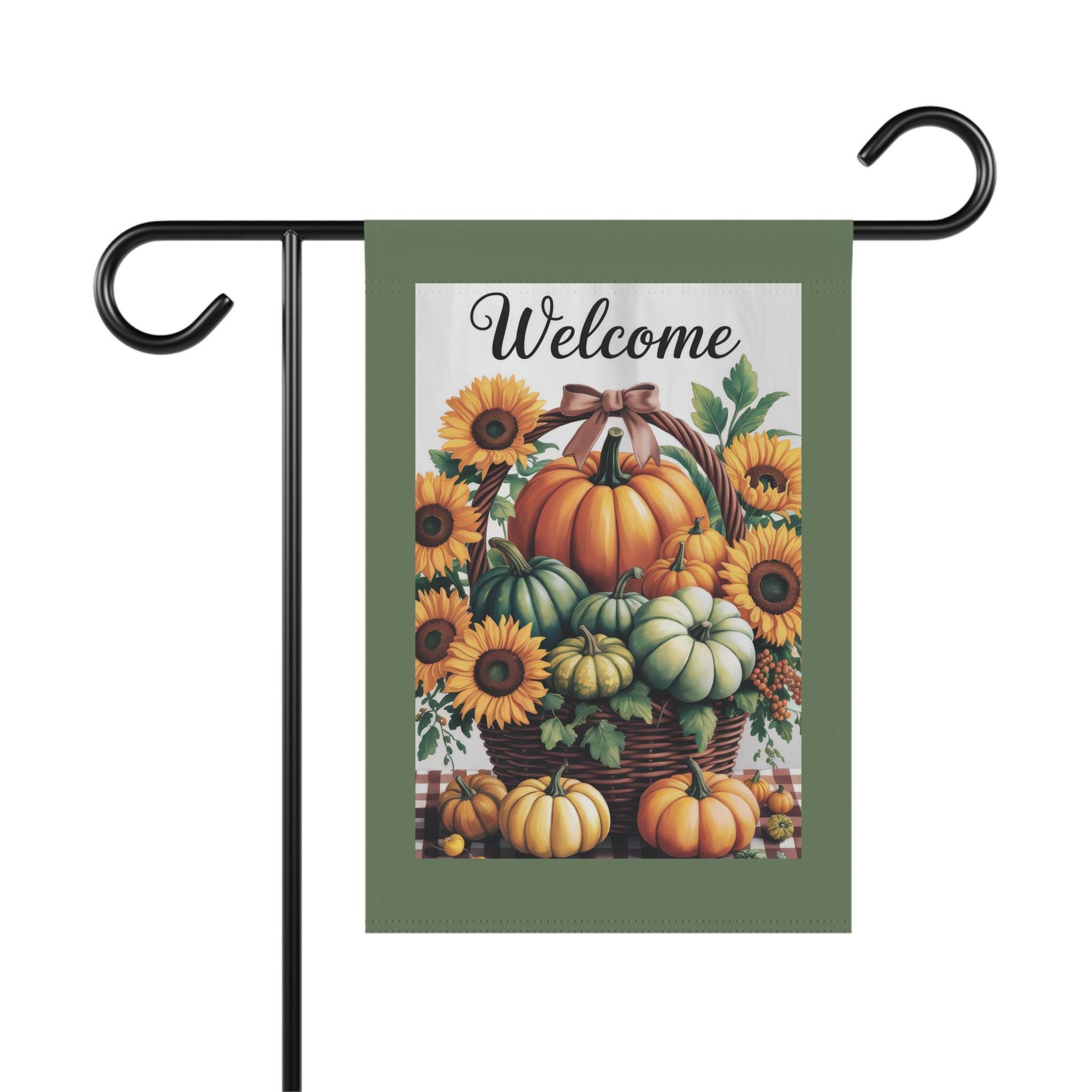 Herbst-Fußball-Kürbis-Flagge 90x150 Cm | Aus Polyester Mit Messingösen Für Outdoor-Deko Zu Halloween & Erntedank