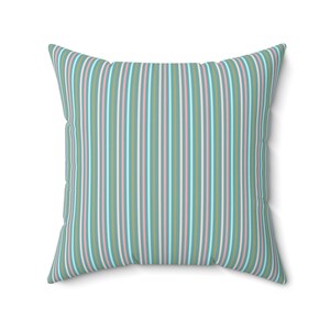 Striped Pillow, Pastel Stripes Cushion, Colorful Throw Pillow, Modern Home Decor, Decorative Pillow, Striped Accent Pillow