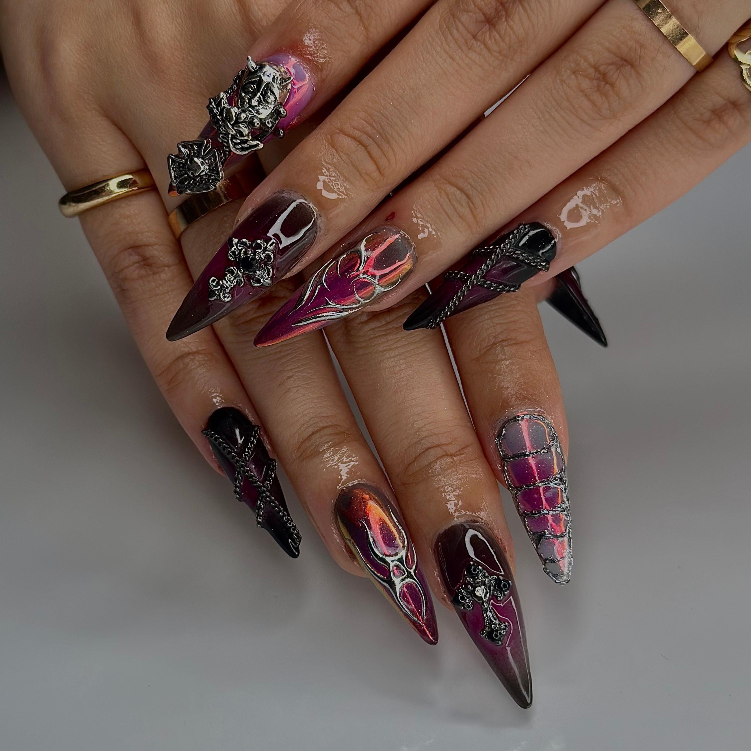クロムハーツのネイルトップコート クロムハーツ風ネイルの新着記事｜アメーバブログ（アメブロ）