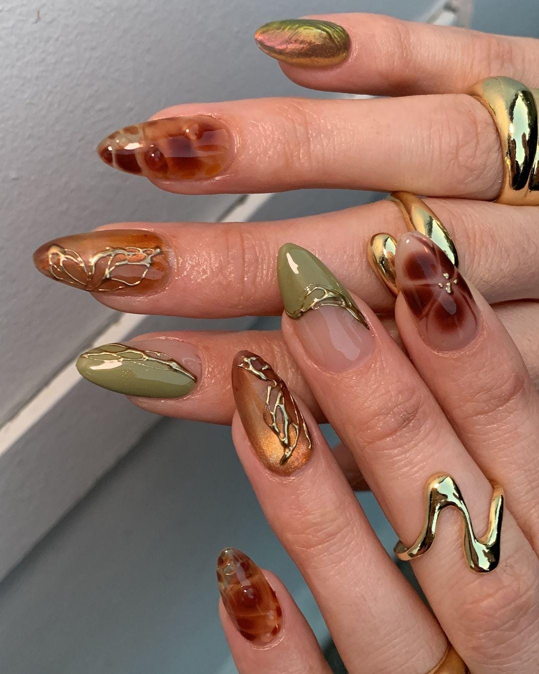 Luxurious Gold Accent Tortoiseshell