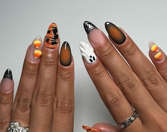 オーダーページ⑩ ハロウィンネイル 2025年秋トレンド】ハロウィンのネイルデザイン集｜人気順｜5