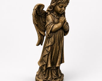 26" Concrete Praying Angel Garden Statue
