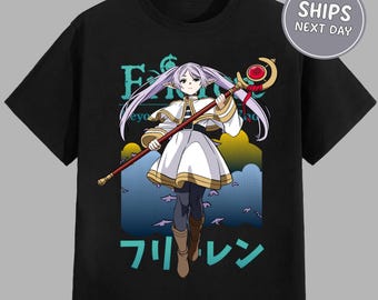 Frieren Anime Shirt Kawaii Anime Shirt Frieren Slayer Manga Shirt Anime Graphic Sweatshirt Anime Gift Anime Unisex Shirt Cute Anime Girl Tee