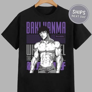 Baki Anime Shirt Anime Gym Shirt Anime Sweatshirt Baki Anime Gym Hoodie Anime Gym Lover Shirt Anime Gift Anime Hoodie Mens Anime Shirt