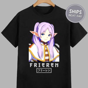 Frieren Anime Shirt Kawaii Anime Shirt Frieren Slayer Manga Shirt Anime Graphic Sweatshirt Anime Gift Anime Unisex Shirt Cute Anime Girl Tee