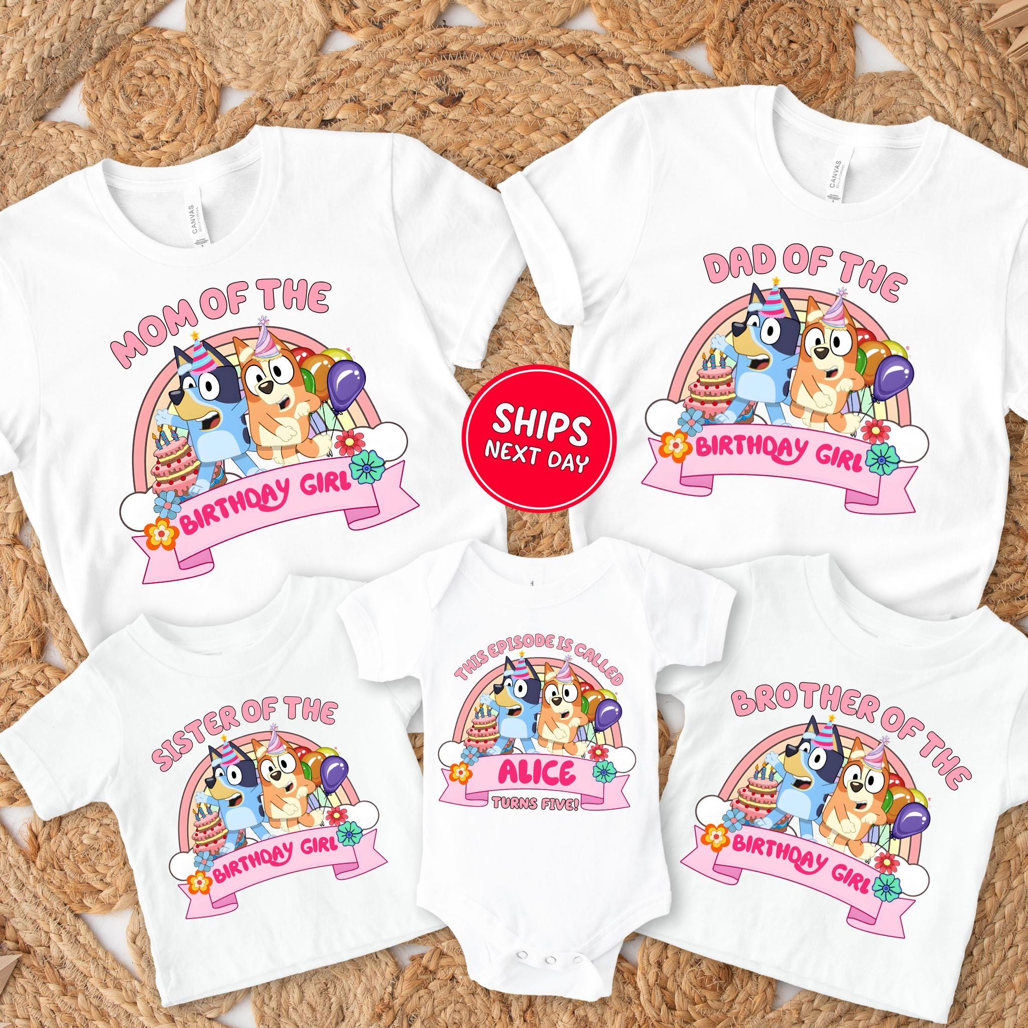 Blue Dog Custom Name Birthday Shirt Blue Dog Birthday Boy Shirt Custom Birthday Shirt Birthday Gift Kids Birthday Girl Shirt Gift For Him