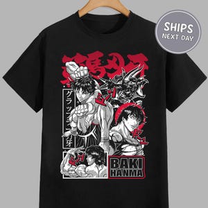 Baki Anime Shirt Anime Gym Shirt Anime Sweatshirt Baki Anime Gym Hoodie Anime Gym Lover Shirt Anime Gift Anime Hoodie Mens Anime Shirt