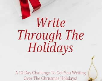 10-Day Writing Challenge | Novel Writing Guide | Fiction Writing Challenge | Writing Prompts for Authors | Workbook For Authors