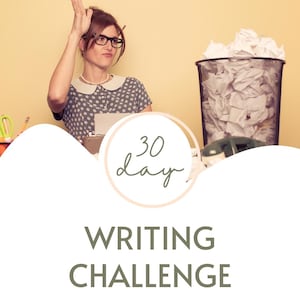 30-Day Writing Challenge Printable | Writing Prompts | Novel Writing | Writing Help | Story Ideas | Ideas for New Writers | Writing Help