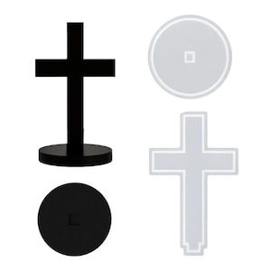 High Quality Silicone Crosses Mold For Craft Lovers And Religious Artisans