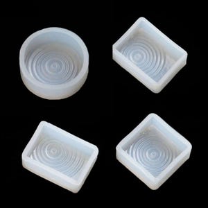 Sea Wave Silicone Molds, DIY Resin Pendant Kit (4 Pcs)