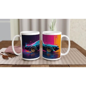 Pontiac Firebird Trans Am Mug - Cool 80s Icon Coffee Cup - Perfect for Car Lovers