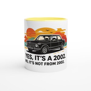 BMW 2002 Ägarmugg - Keramisk Kaffekopp - Rolig Present till BMW-entusiaster