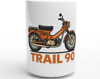 hONDA CT 90 Becher - Hintere Motorrad Keramik Kaffeetasse