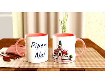 White Lotus Piper No Fan Mug  - Perfect Gift for TV Lovers