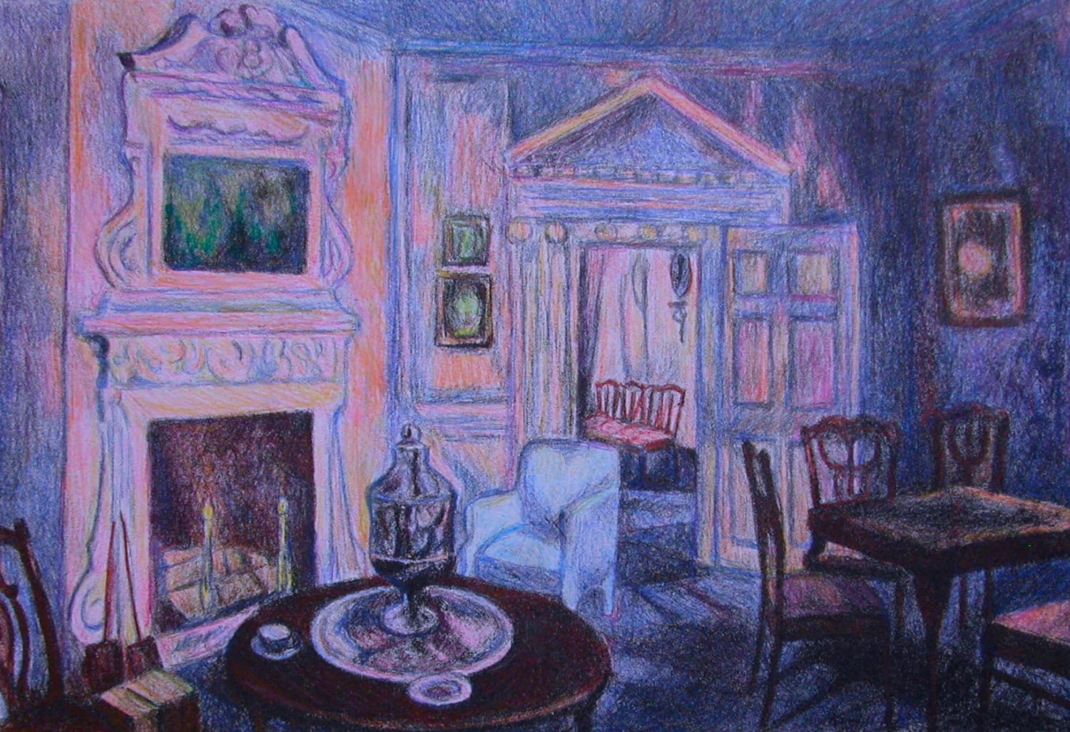 Mount Vernon Art 10x8 Hand Colored Original Lithographs by Award