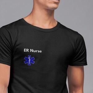 ER Nurse T-Shirt, Work Shirt, Emergency Room, Nursing, Emergency Department, RN, nursing shirt.