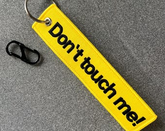 Don’t Touch Me tags (Read listing details for important info re. Postage)