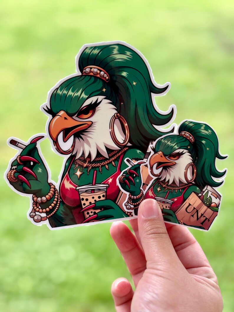 UNT Stickers for Baddies - Etsy