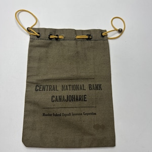 Vintage Bank Deposit Bags - Etsy