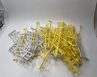 Vintage Plasticville USA Model Train Fence Parts & Tracks O/S Scale Lot Hobby