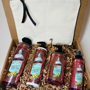 Natural Bath Gift Box: Self-Care Spa Set with Cotton Bag