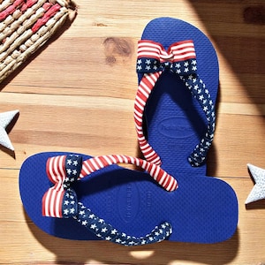 Havaianas American Flag Flip Flops: 4th of July Patriotic Sandals