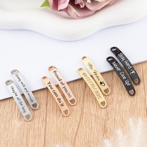 Personalized Shoe Tags,Custom Shoelaces Tags,Running Shoe Tags,Customized Shoe Tag,Metal Shoe Lace Charm,Stainless Steel Tag,Shoe Tags
