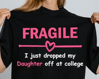 Funny College Mom PNG SVG: Proud College Mom, Daughter Off at College, Daughter Leaving Home Sublimation File (Digital Download)