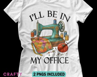Sewing PNG, Quilting Clipart, Office Sewing Lover (Digital Download)