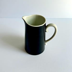 Antique Limoges Porcelain Black Creamer from Limoges France