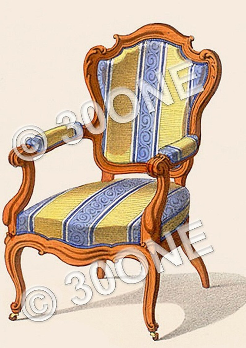 Printable Victorian Furniture Vintage Romantic Decor Houses - Etsy