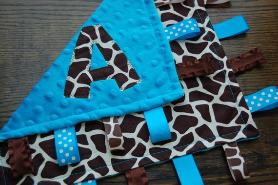 Domestic Charm: Baby Taggie Blanket Tutorial