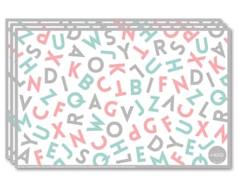 40 Pack Stick-On Disposable Placemats for Baby and Kids, Easy Clean Up for Restaurants Home Travel Essential Eco-Friendly Table Mats