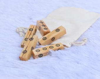 Natural Bone 4D Dice | Hand-Sanded & Antique Finish | Unique Handmade Dice for RPG  Tabletop Collectors